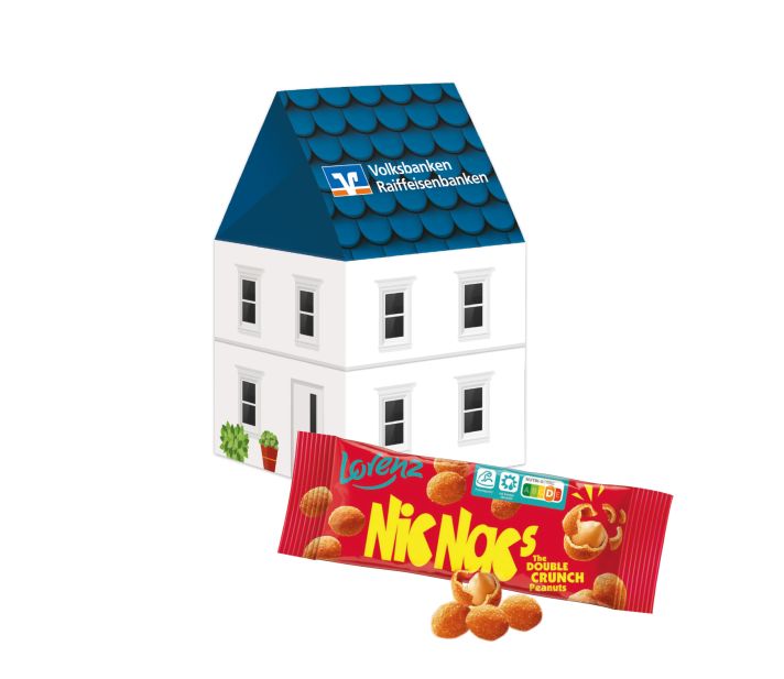 3D Präsent "Haus" mit Lorenz Nic Nac's