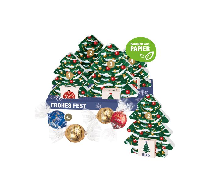 3D Adventskalender "Weihnachtswald"