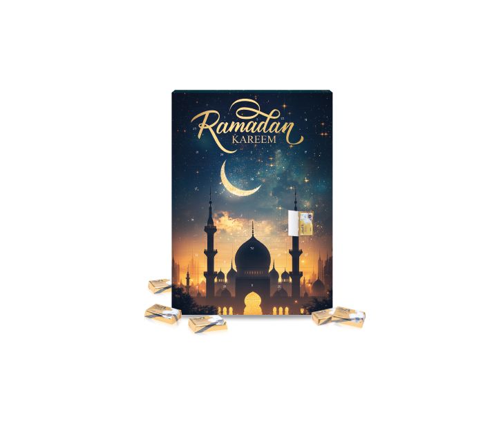 Ramadan Kalender mit Lindt Schokolade
