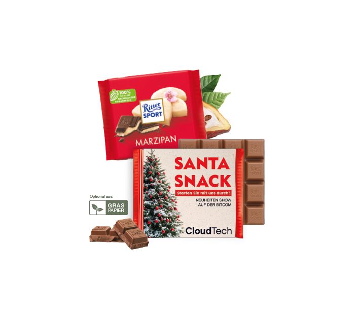 Ritter SPORT mit Werbebanderole