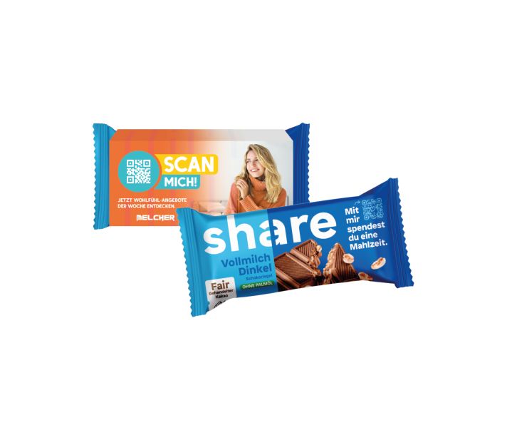 Share Schokoriegel