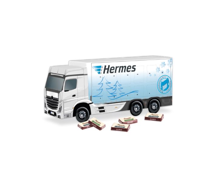 3D Adventskalender "LKW" mit Sarotti Fairtrade®