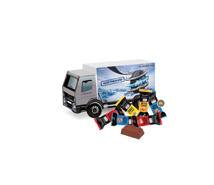 3D Präsent "LKW" mit Lindt HELLO