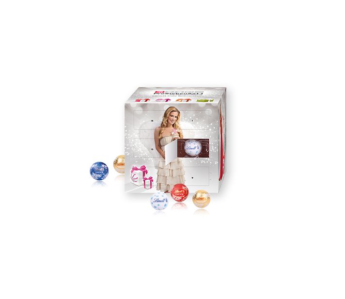 Adventskalender "Cube" mit Lindt Schokolade