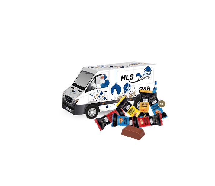 3D Präsent "Transporter" mit Lindt HELLO