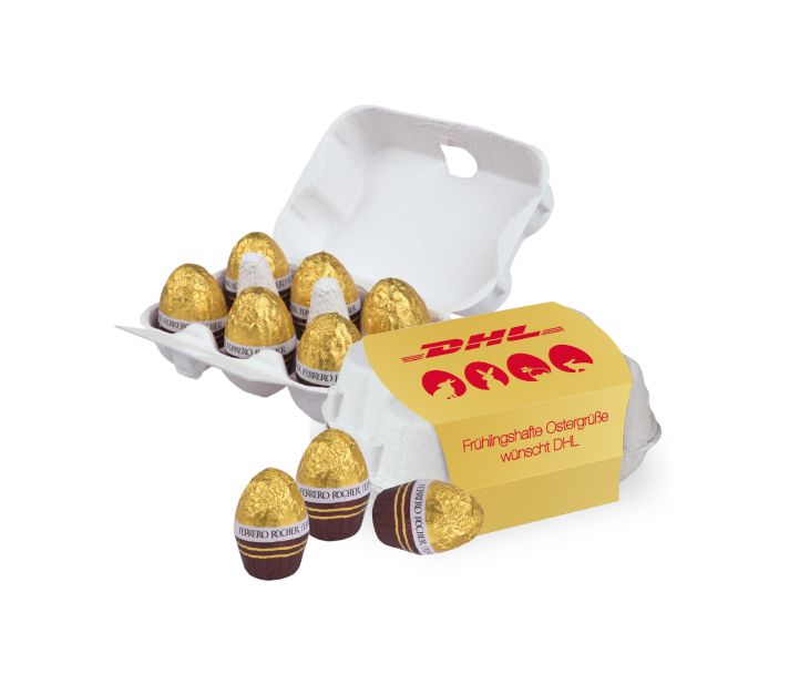 Schoko-Eier 6er mit Ferrero Rocher