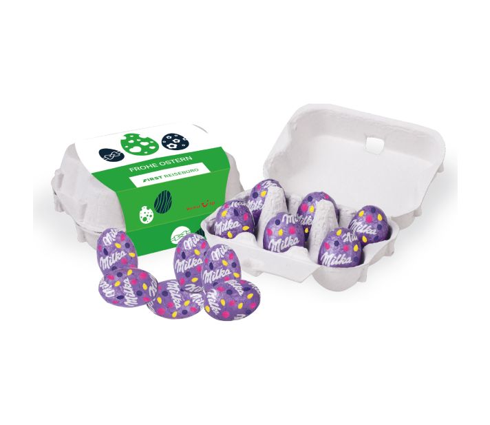 Schoko-Eier 6er mit Milka Schokolade