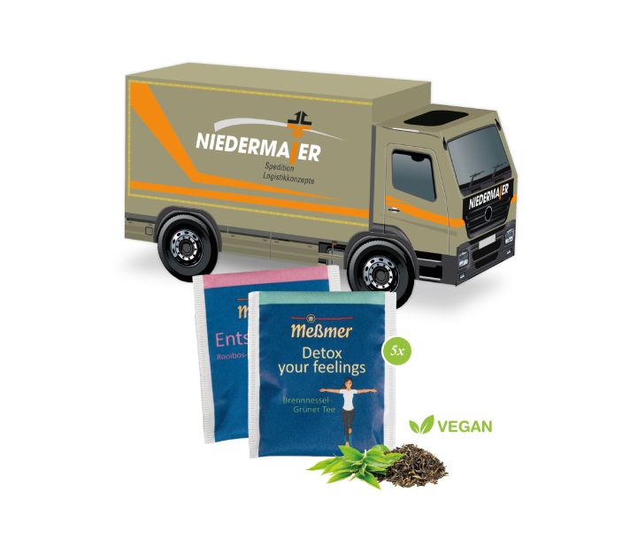 3D Präsent "LKW" mit Meßmer