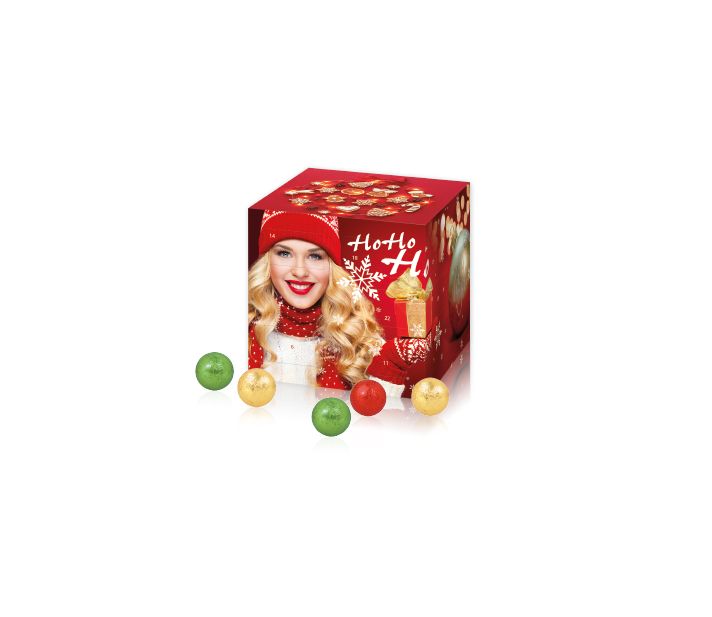 Adventskalender "Cube" mit Fairtrade® Schokolade