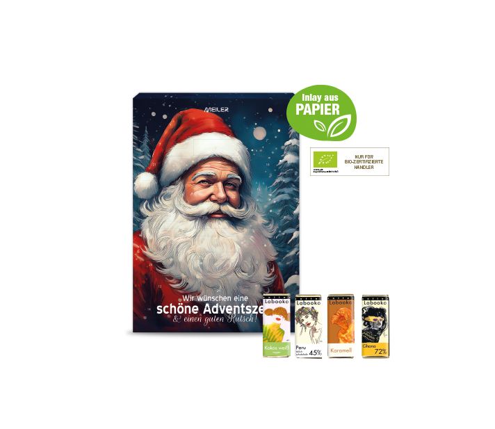 Adventskalender mit Zotter Schokolade