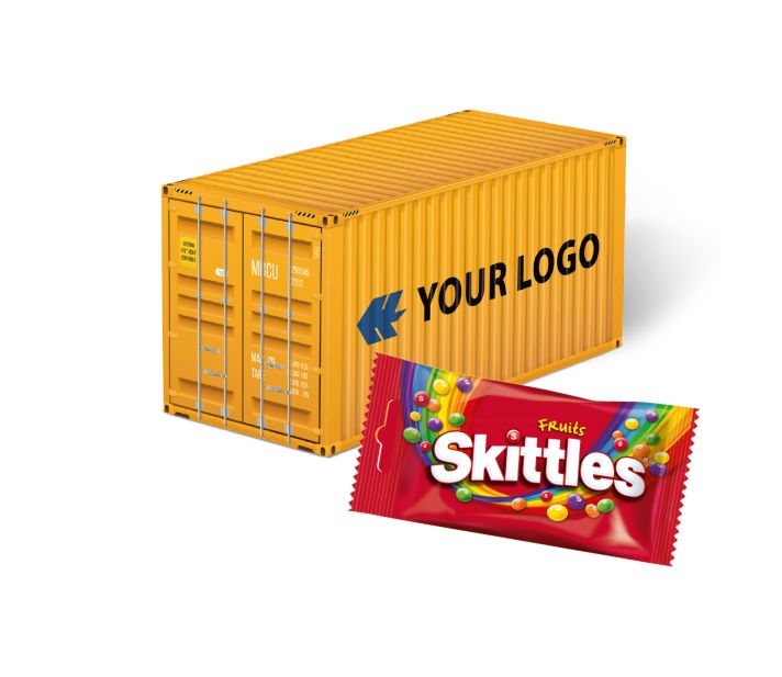 3D Präsent "Container" mit Skittles®
