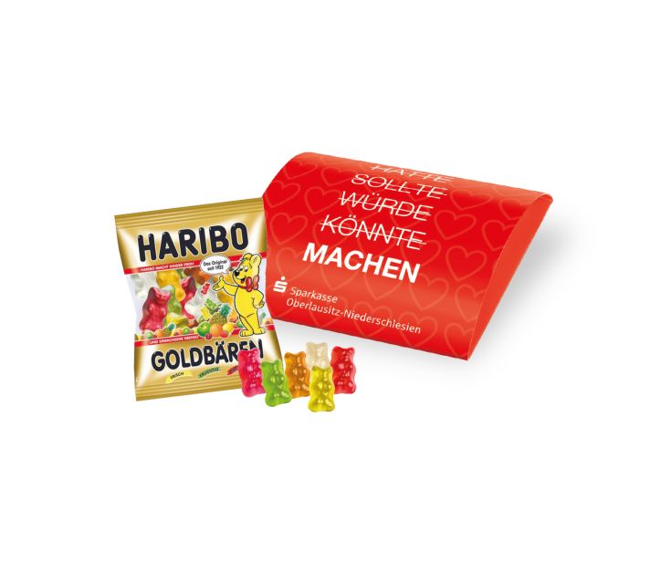 Haribo Goldbären im Werbebriefchen