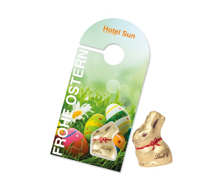 Türanhänger mit Lindt Goldhase