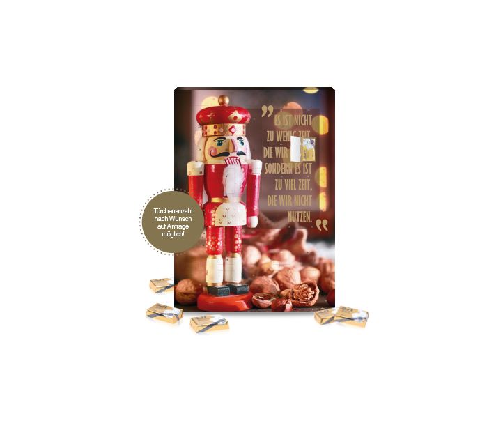 Lindt Adventskalender mit 31 Türchen