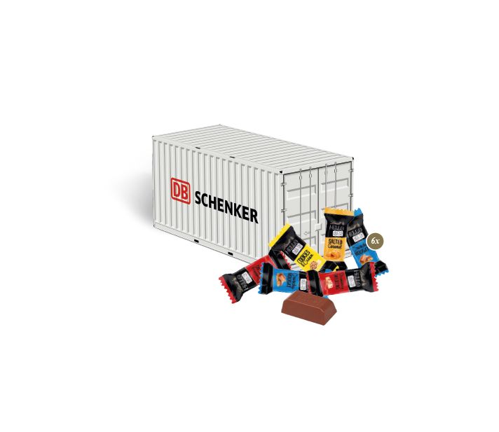 3D Präsent "Container" mit Lindt HELLO