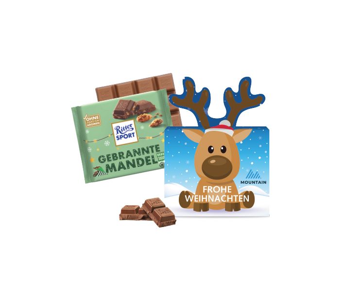 Schokotafel Ritter SPORT „Rentier“