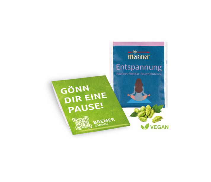 Premium-Tee im Werbebriefchen
