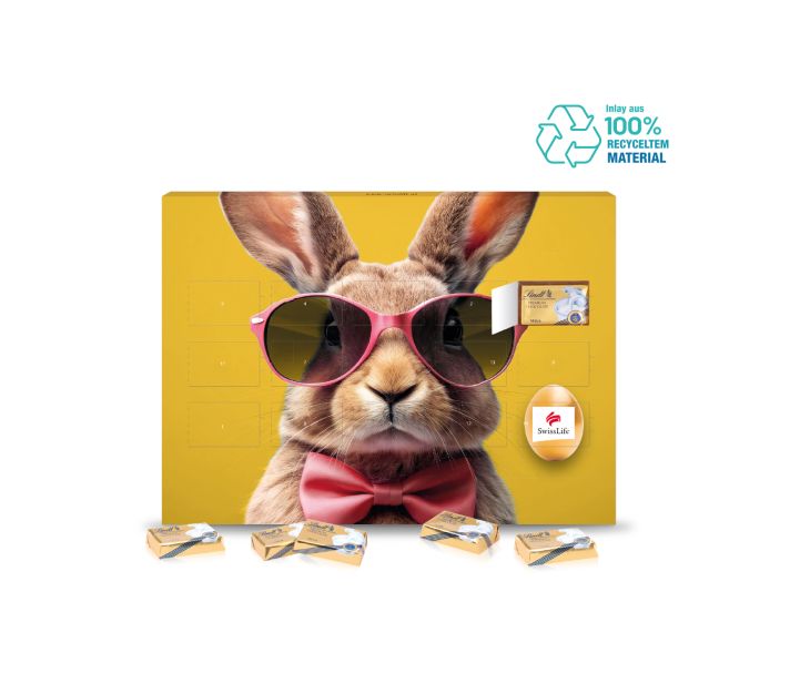 Tisch-Osterkalender mit 14 Türchen