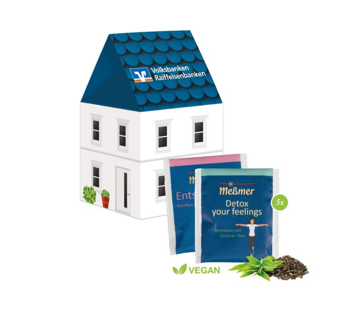 3D Präsent "Haus" mit Meßmer