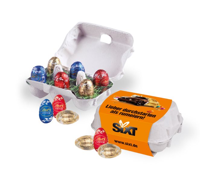 Schoko-Eier 6er mit Lindt Schokolade