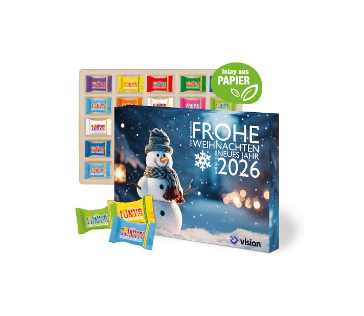 Adventskalender mit Tony's Schokolade