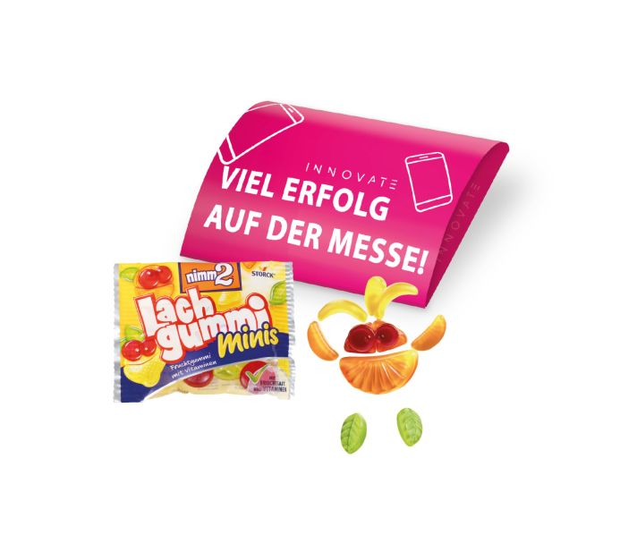 Lachgummi im Werbebriefchen