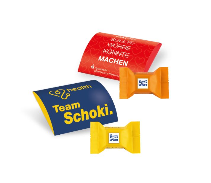 Ritter SPORT "Schokowürfel" im Werbebriefchen