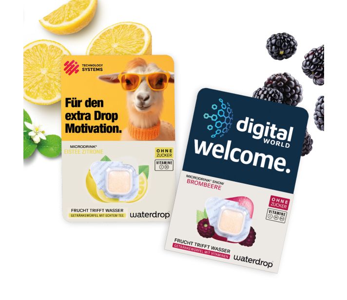 Werbekarte waterdrop®