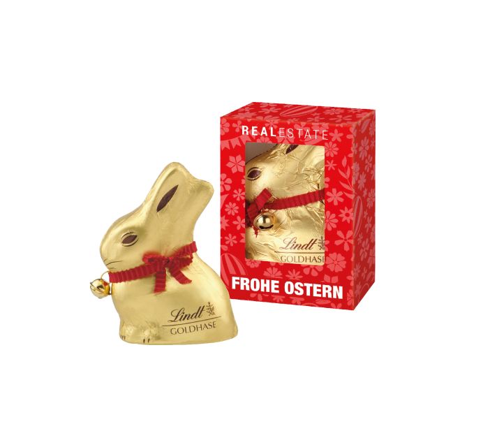 Lindt Goldhase In Werbekartonage