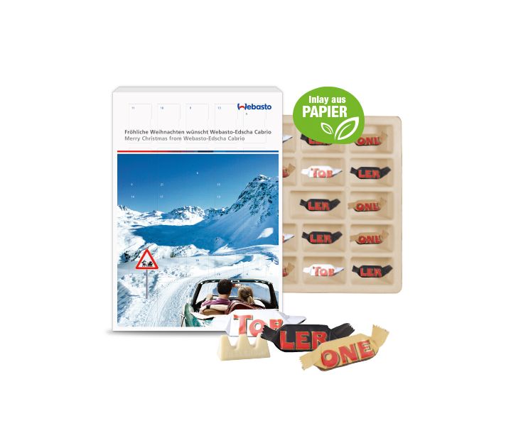 Adventskalender mit TOBLERONE Mix