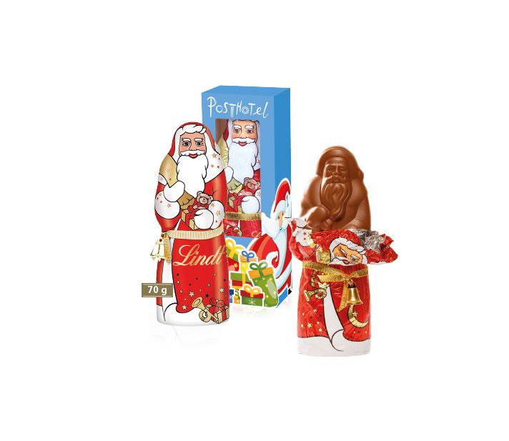 Lindt Weihnachtsmann mit Glöckchen