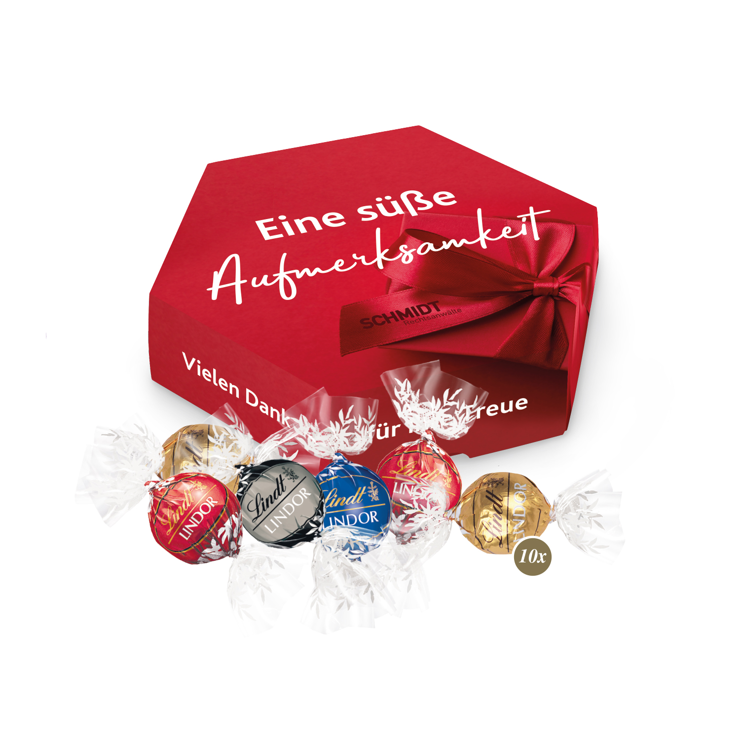 Süße Präsentbox "Maxi" mit Lindor Pralinés