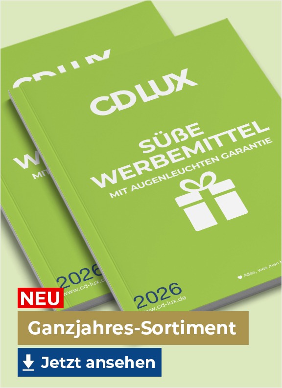 Ganzjahres-Sortiment – Werbung mit Genuss